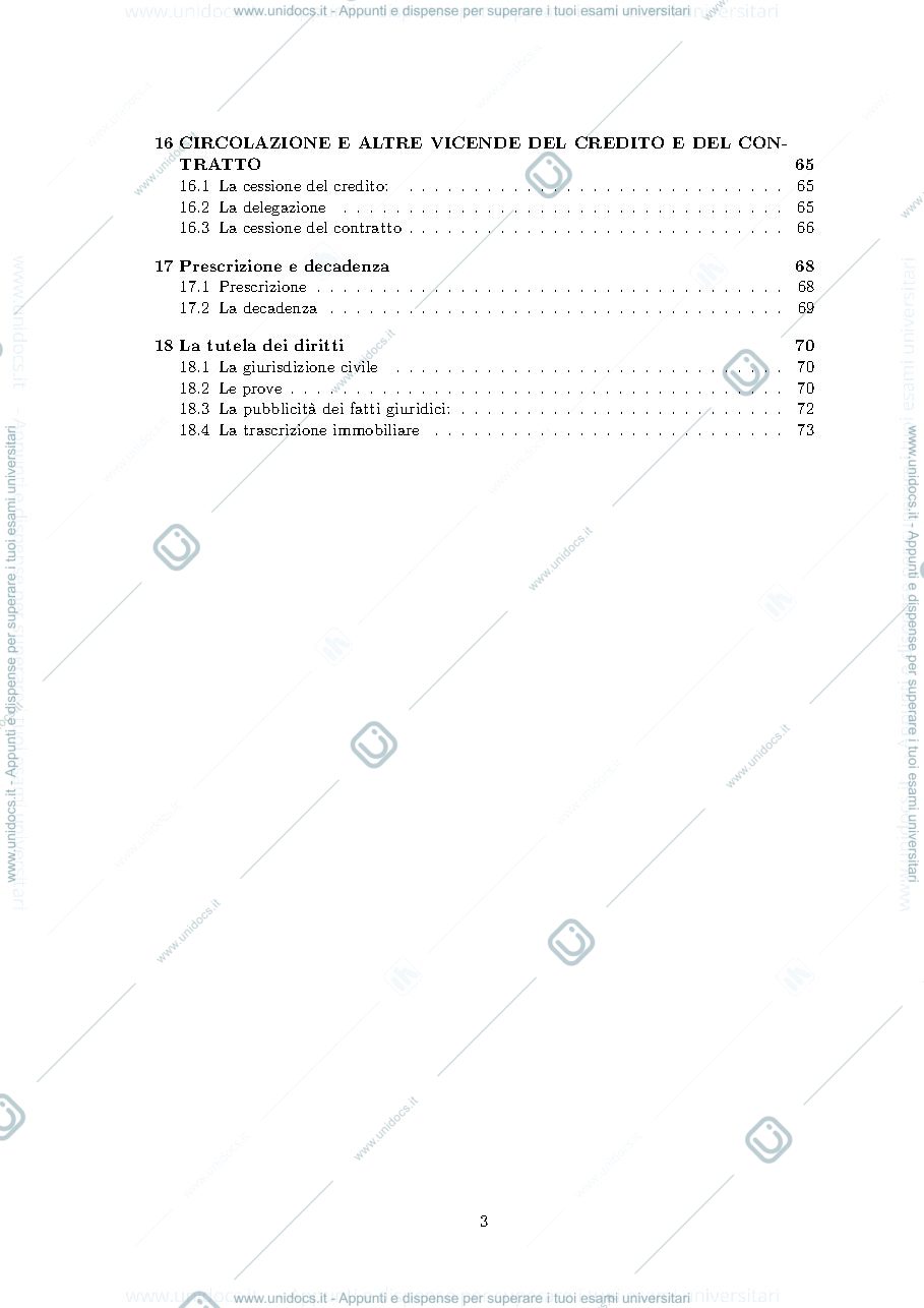 Anteprima pagina 3 — appunti di diritto privato