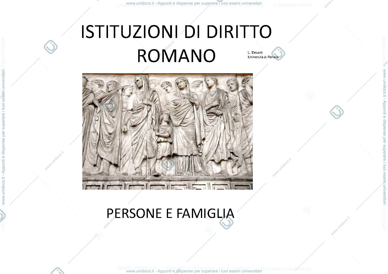 Anteprima pagina 1 —  Persone e famiglia