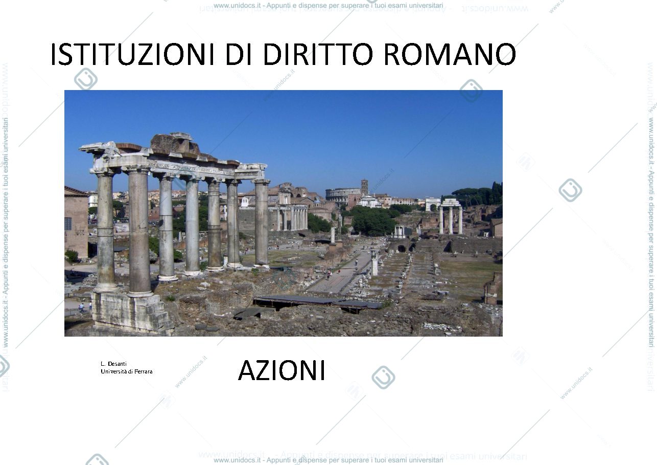 Anteprima pagina 1 — Azioni