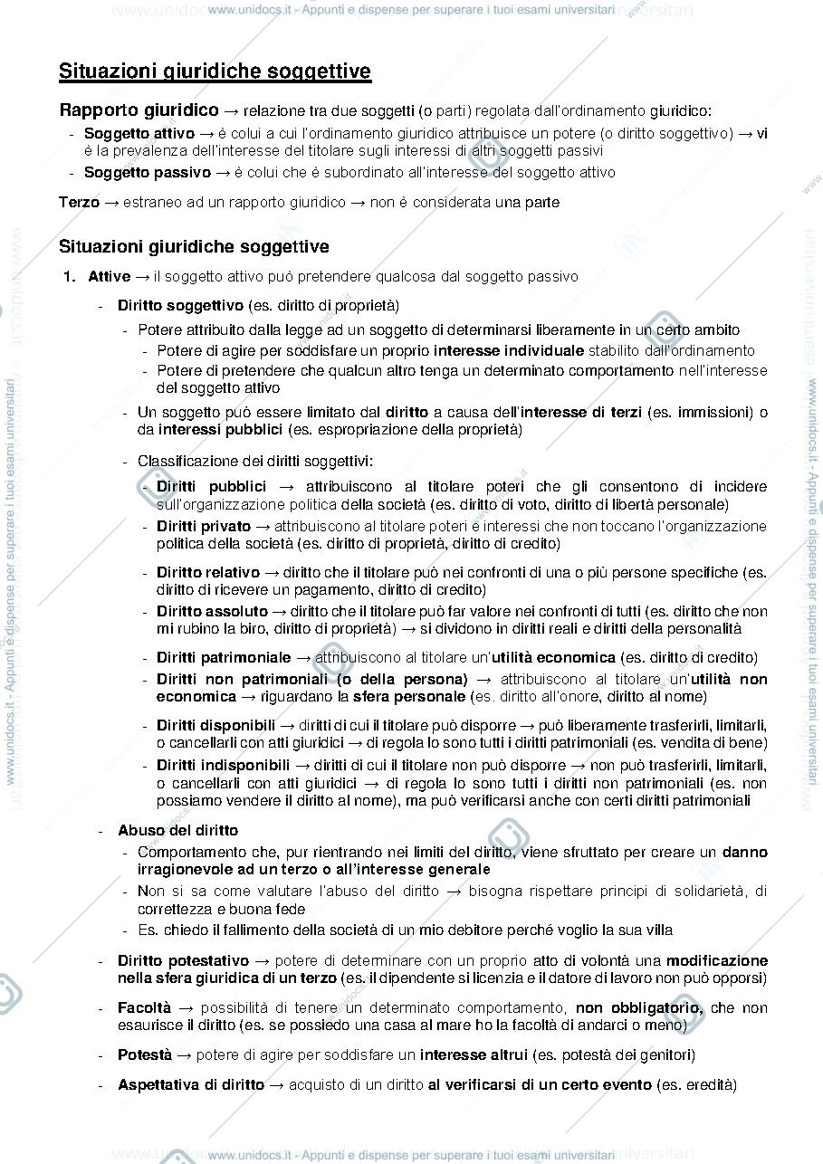 Anteprima pagina 5 — Diritto privato 
