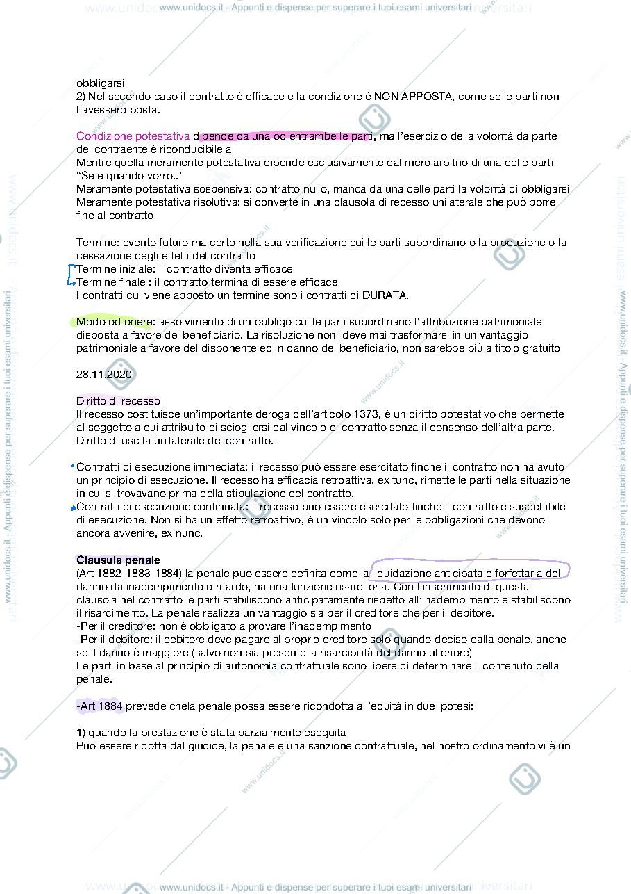 Anteprima pagina 2 — Appunti di diritto privato