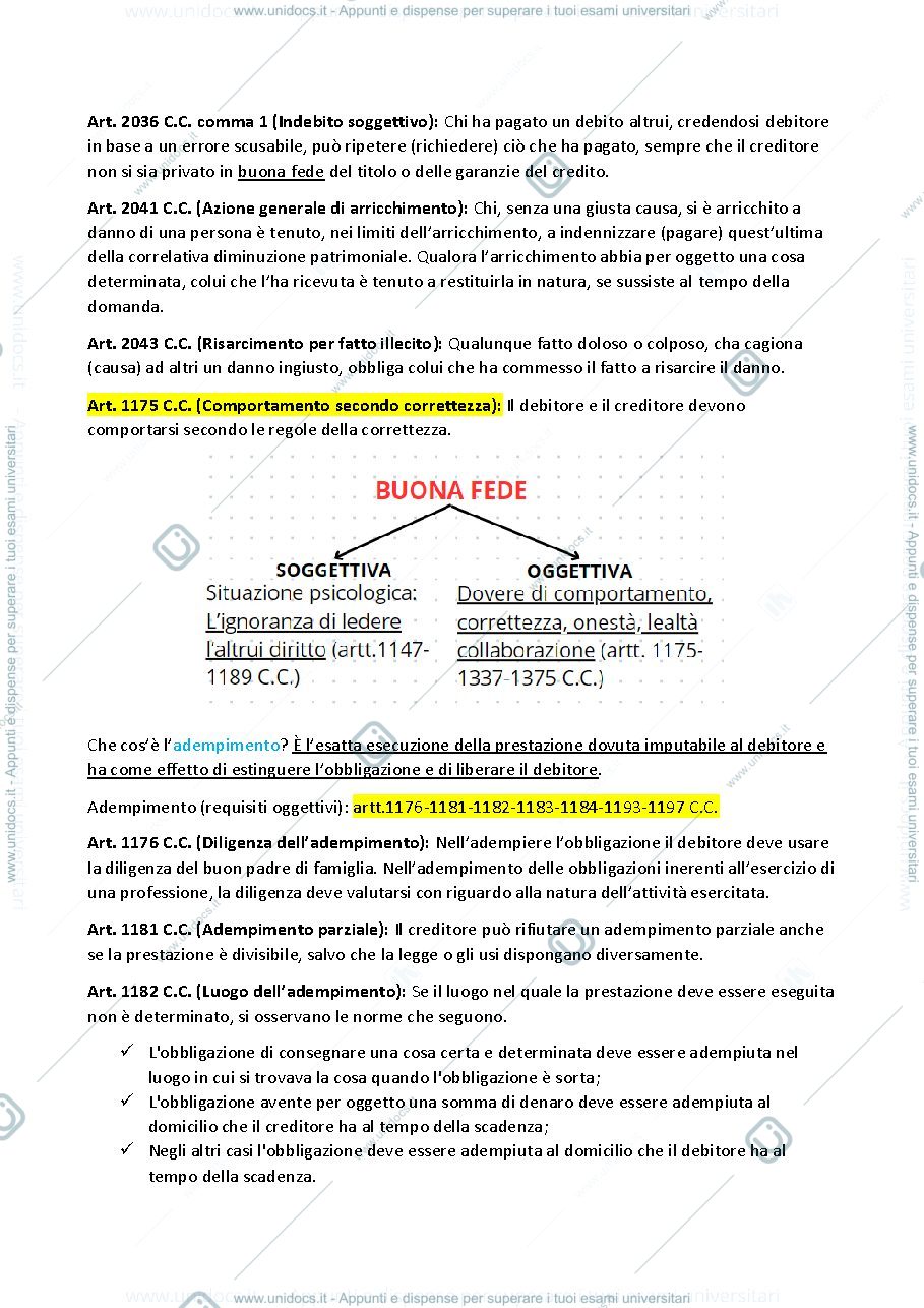 Anteprima pagina 2 — Diritto privato (Modulo II)