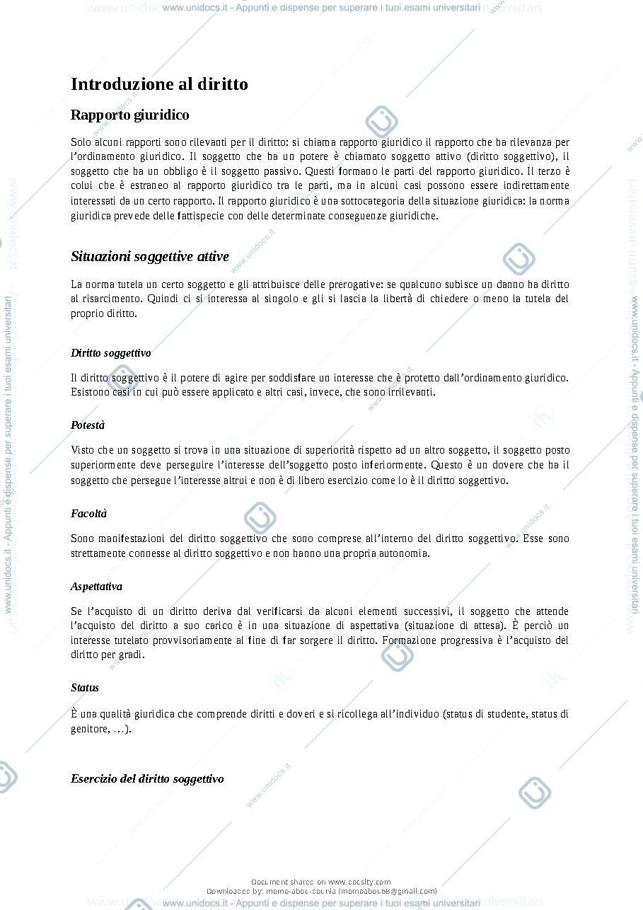 Anteprima pagina 2 — Diritto Privato