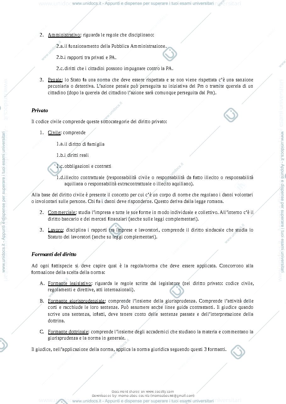 Anteprima pagina 5 — Diritto Privato
