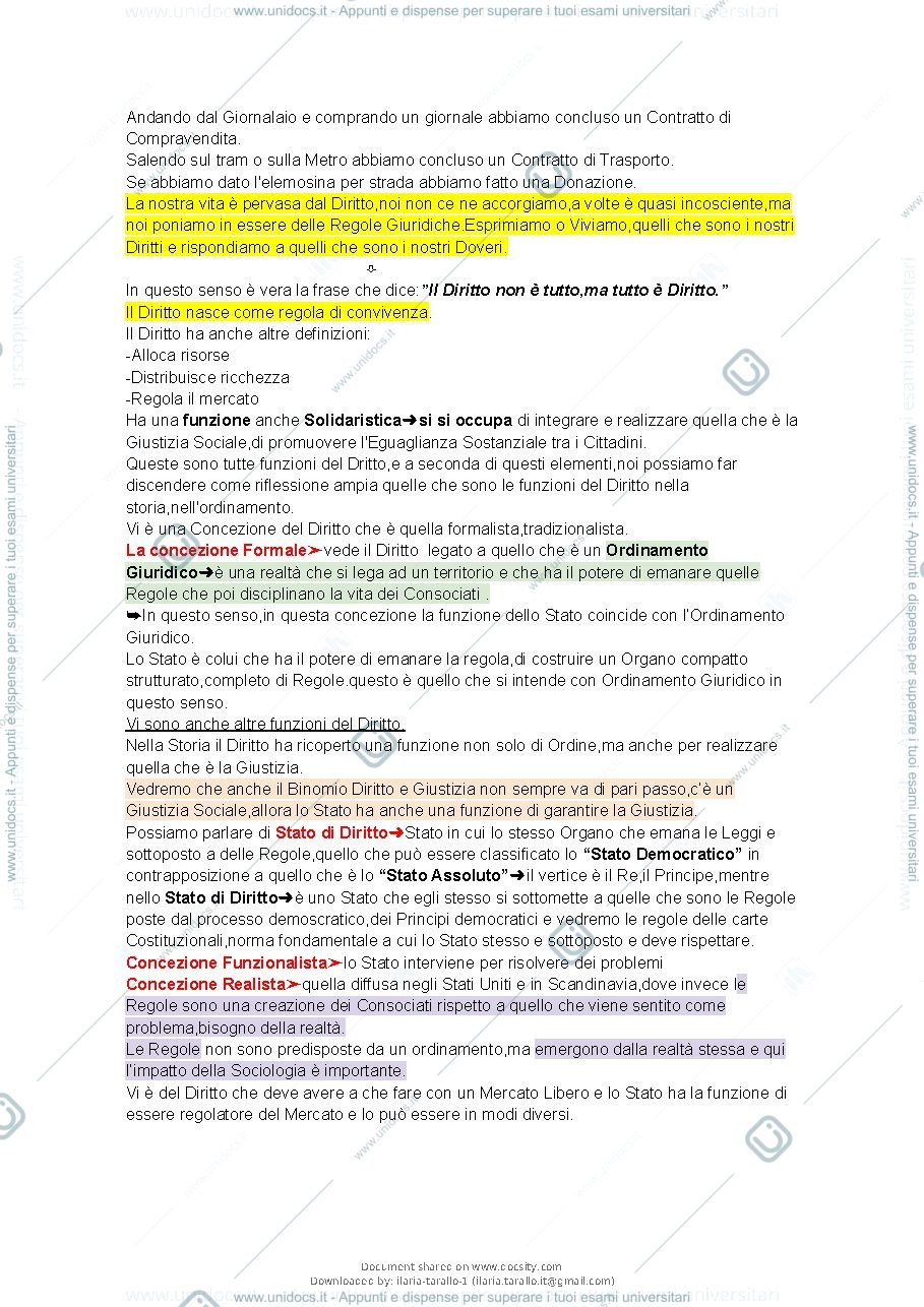 Anteprima pagina 3 — Appunti prima parte Diritto Privato