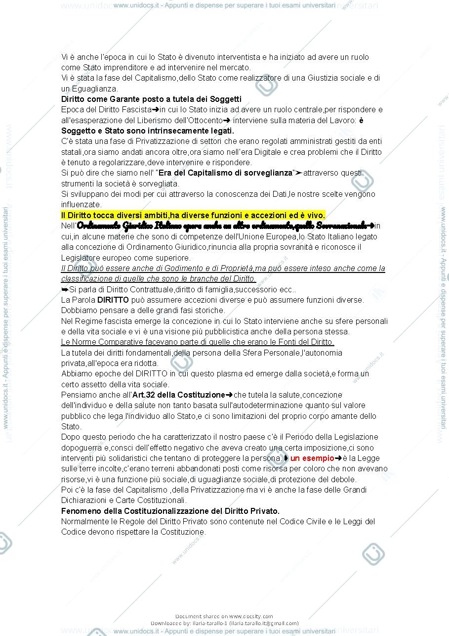 Anteprima pagina 4 — Appunti prima parte Diritto Privato