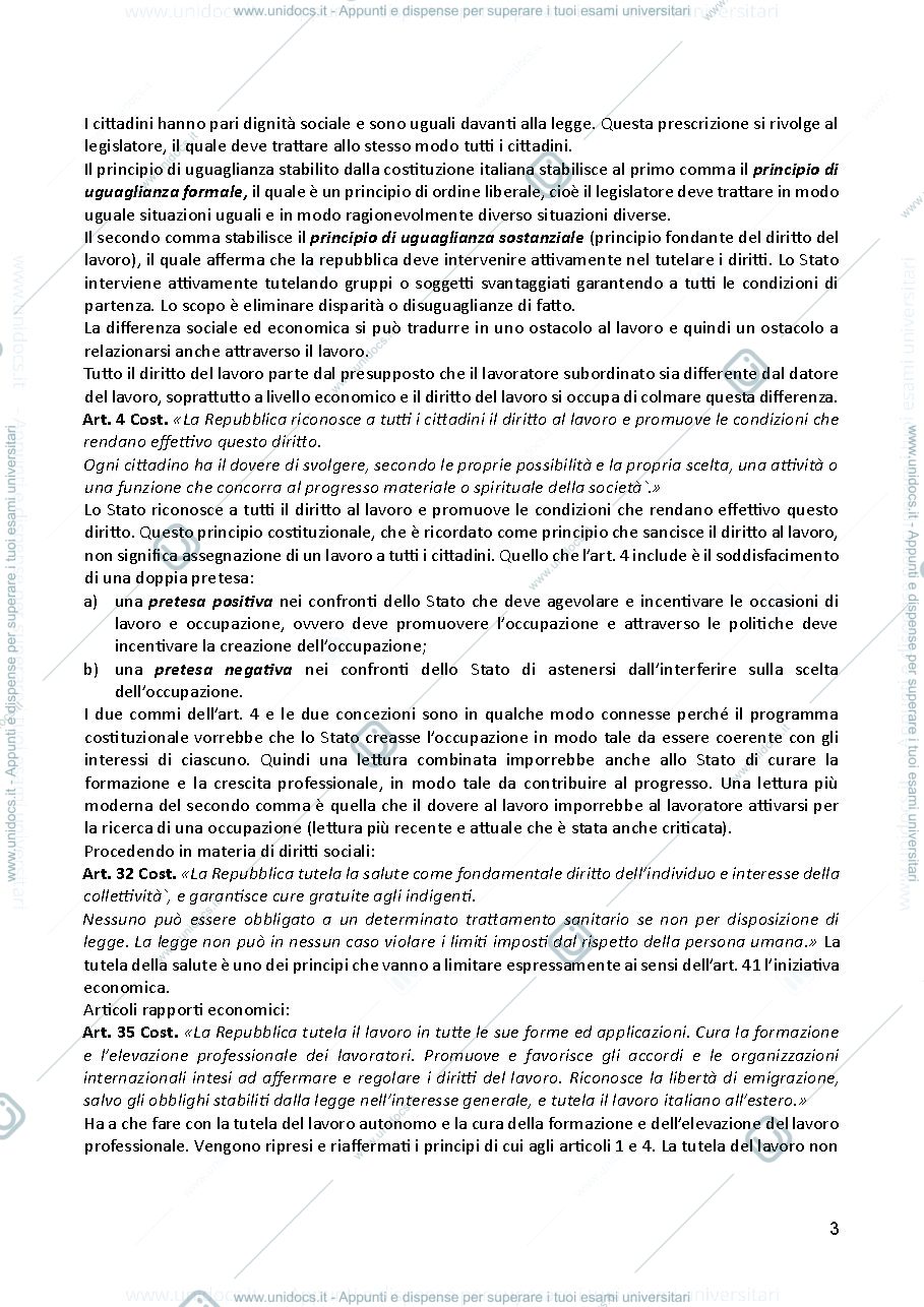 Anteprima pagina 3 — diritto del lavoro