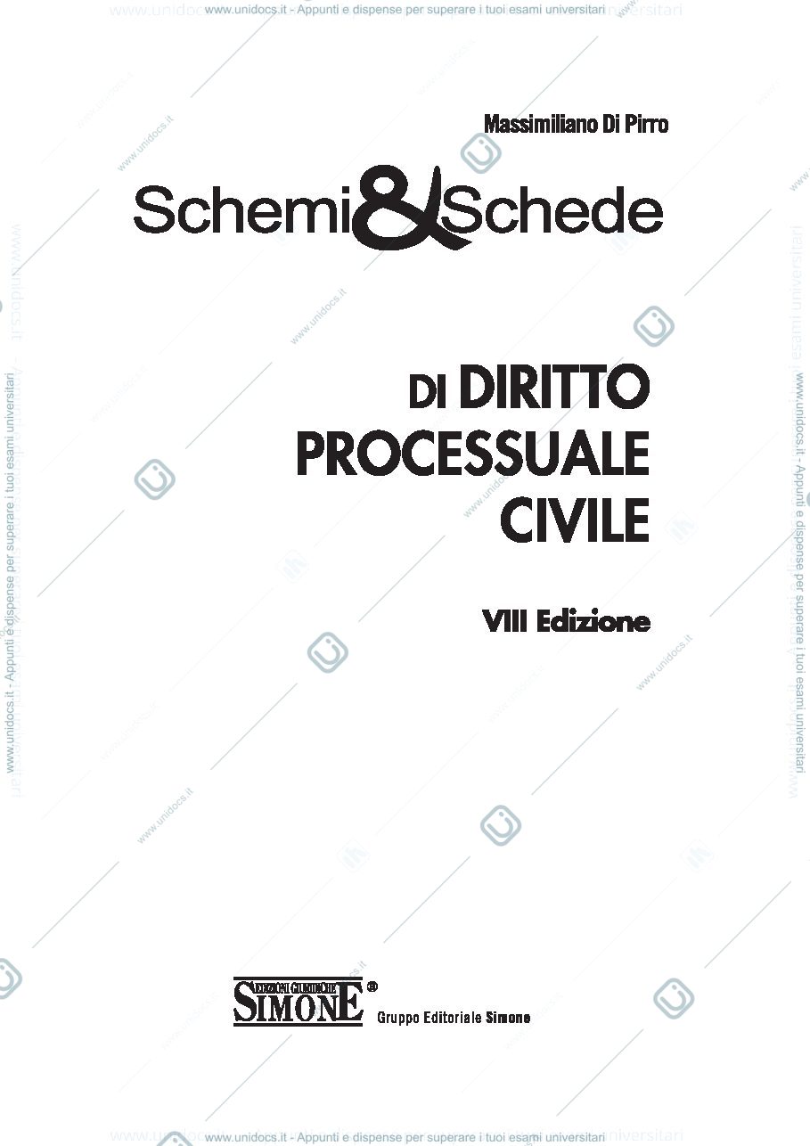 Anteprima pagina 2 — Diritto processuale civile