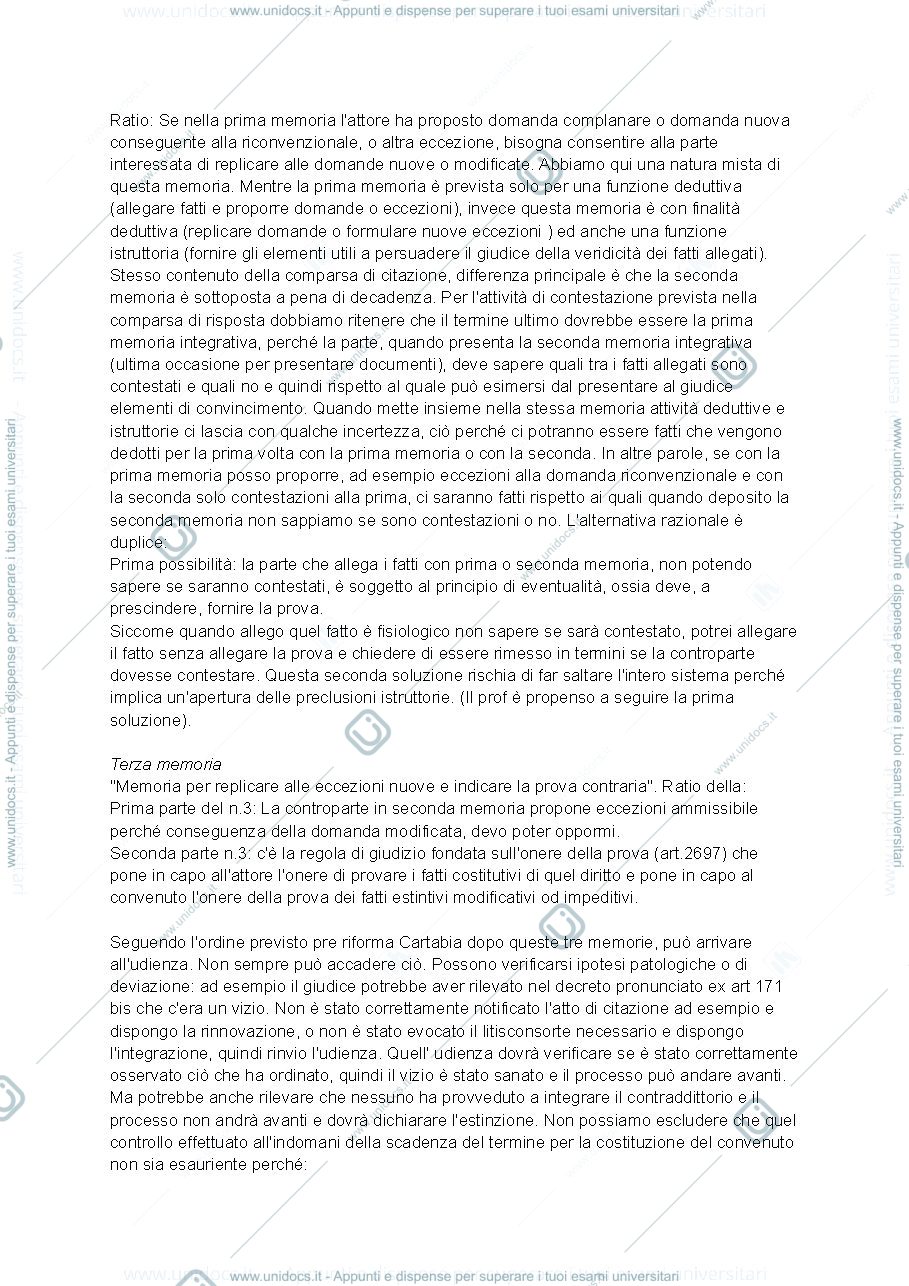 Anteprima pagina 2 — Memorie difensive 