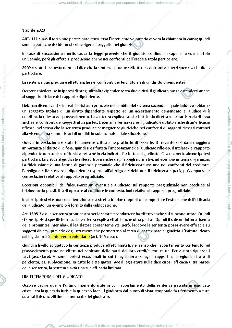 Anteprima pagina 1 — Lezione 3 aprile 