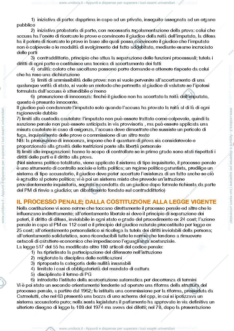 Anteprima pagina 2 — Appunti Diritto Processuale 