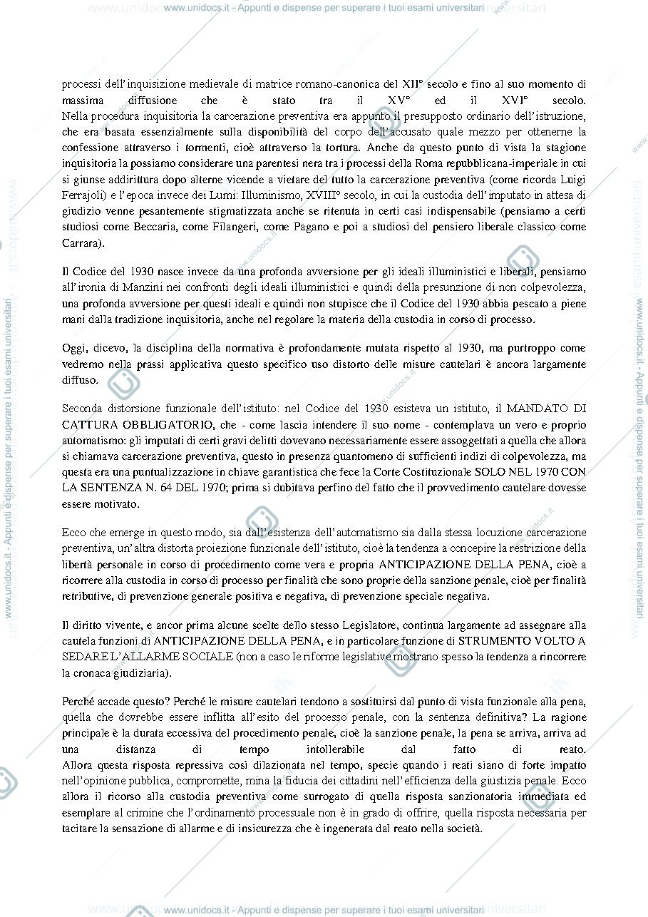 Anteprima pagina 3 — Diritto processuale penale II - Caprioli D-K