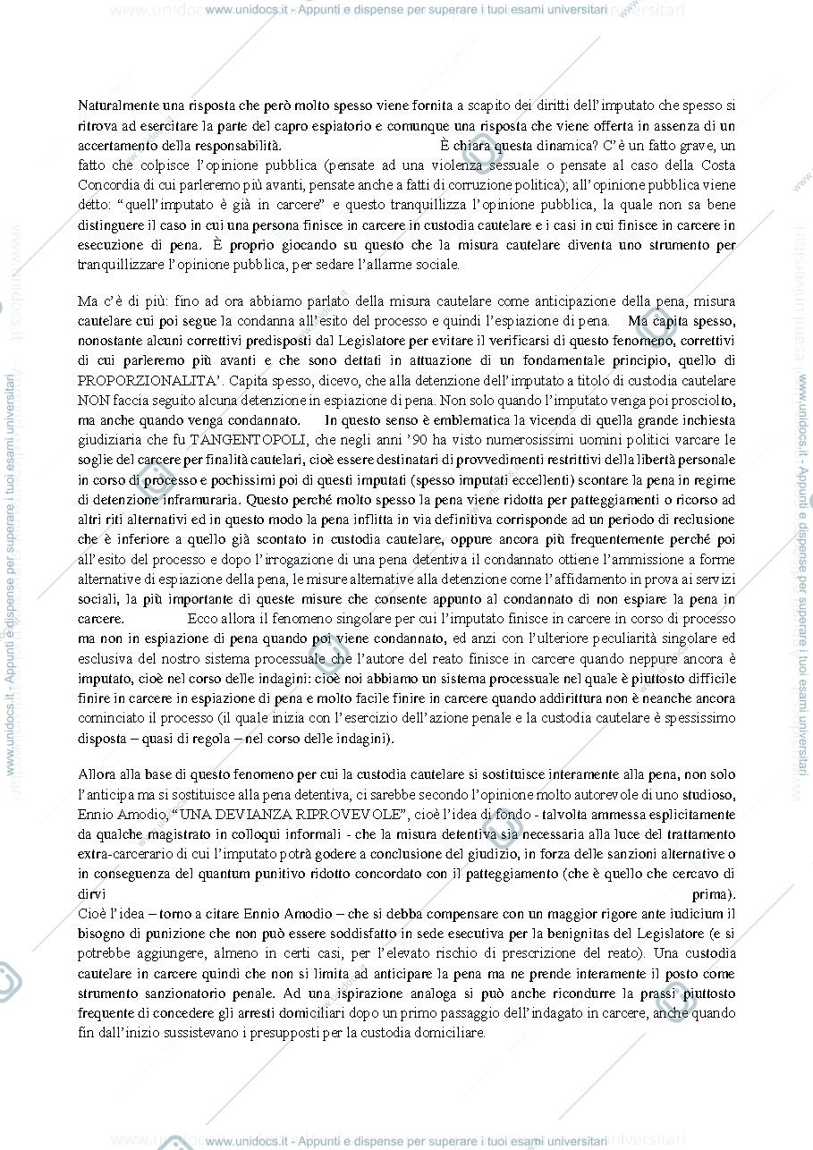 Anteprima pagina 4 — Diritto processuale penale II - Caprioli D-K
