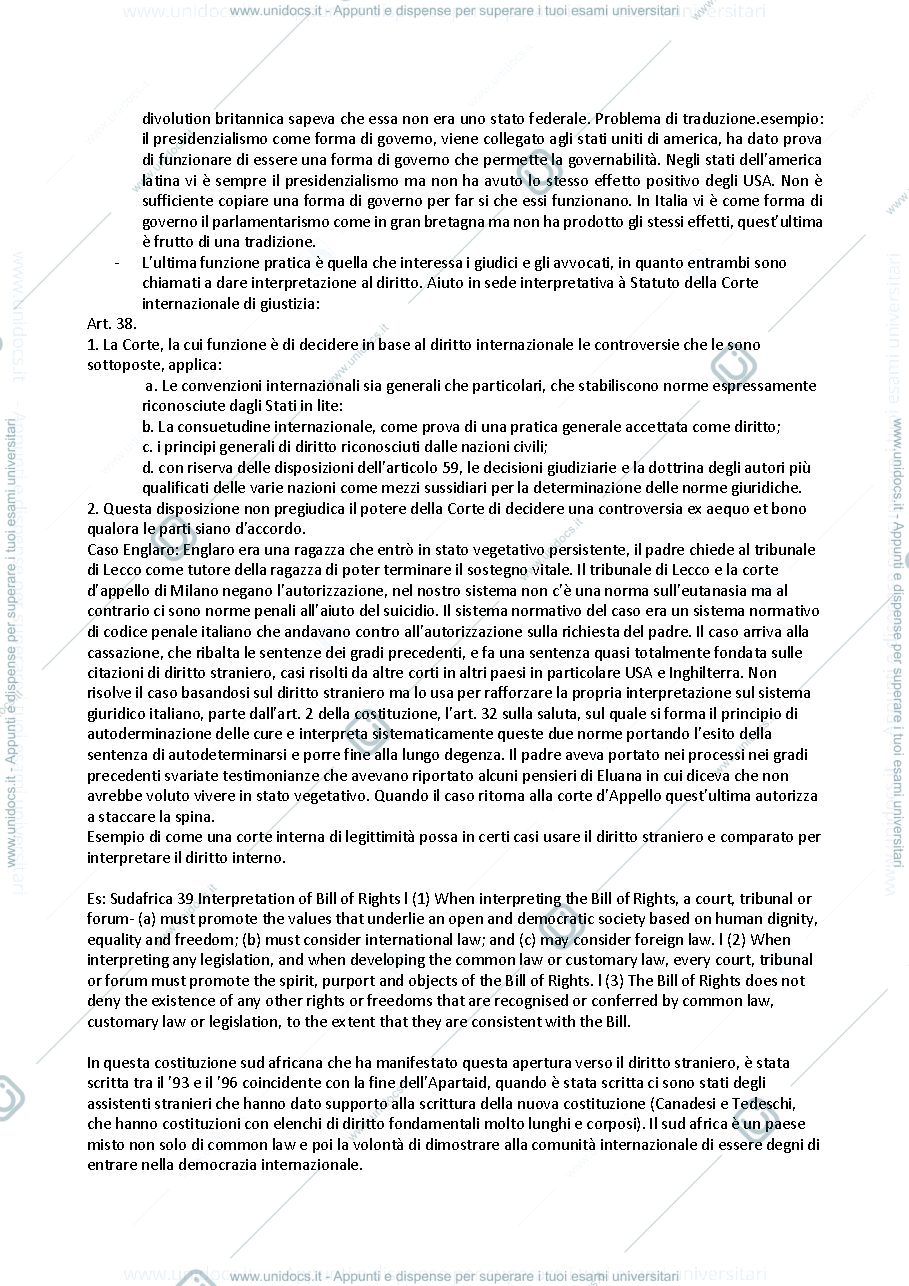 Anteprima pagina 2 — appunti lezione diritto pubblico prof.ssa Bagni