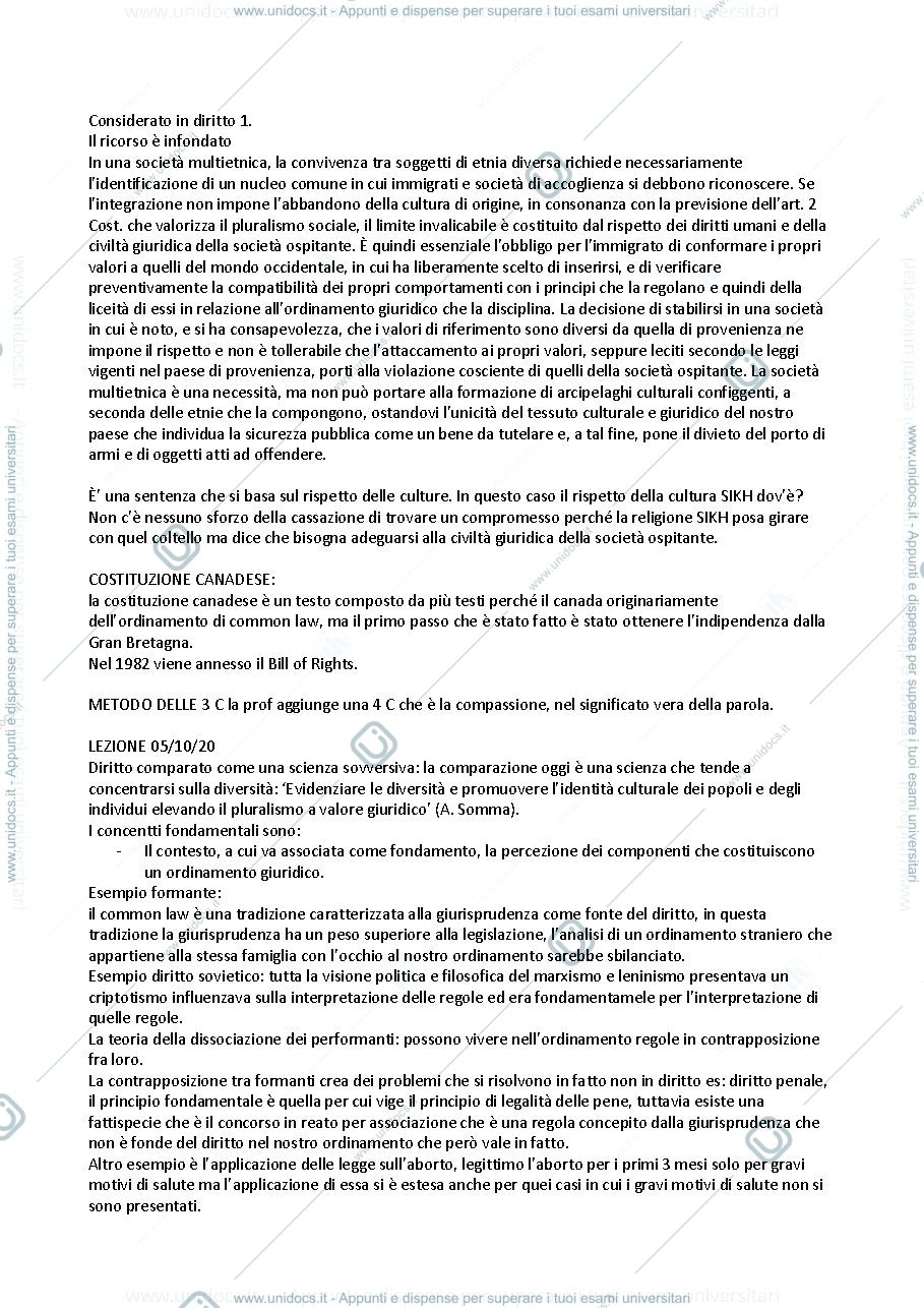 Anteprima pagina 4 — appunti lezione diritto pubblico prof.ssa Bagni