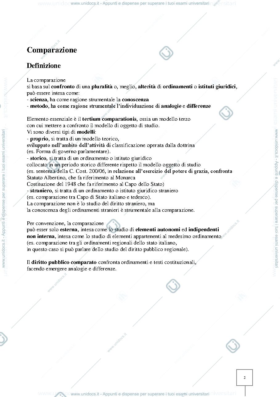 Anteprima pagina 2 — Diritto pubblico comparato 1
