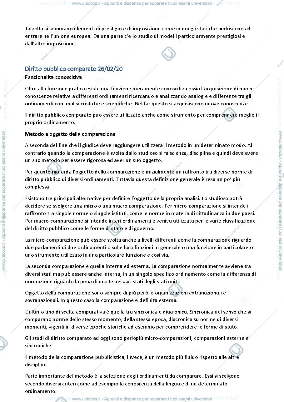 Anteprima pagina 3 — appunti diritto pubblico comparato