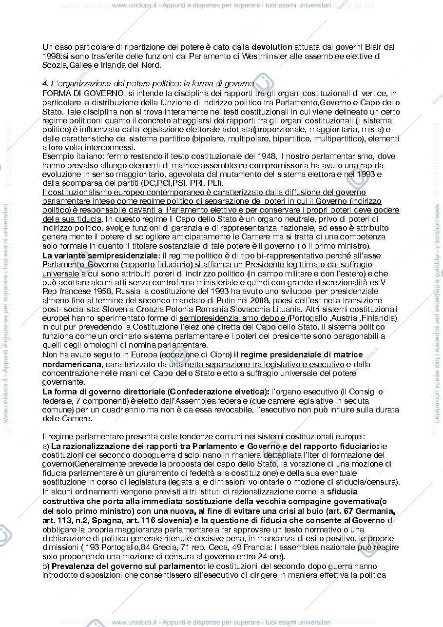 Anteprima pagina 4 — DIRITTO PUBBLICO COMPARATO manuale