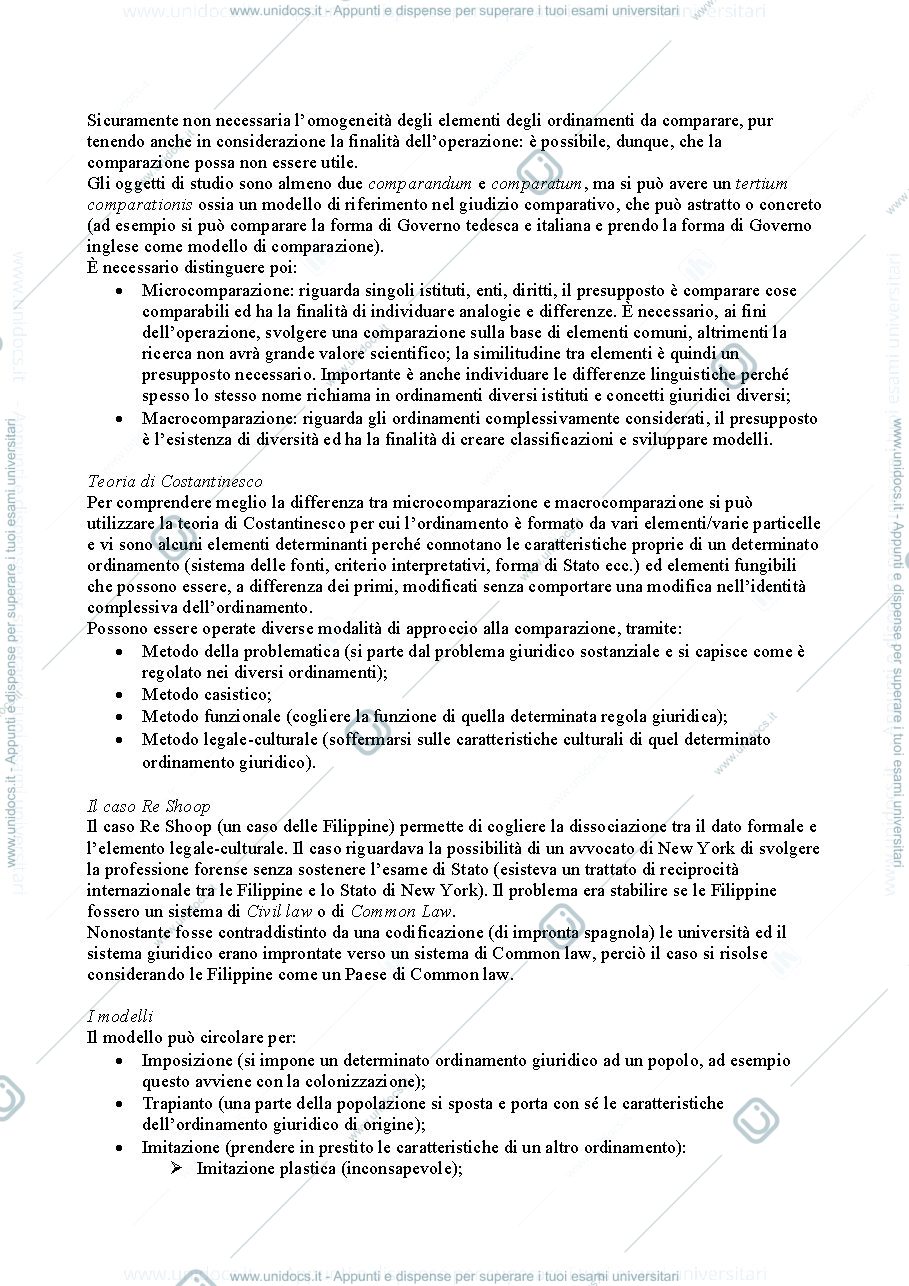 Anteprima pagina 4 — appunti diritto pubblico comparato