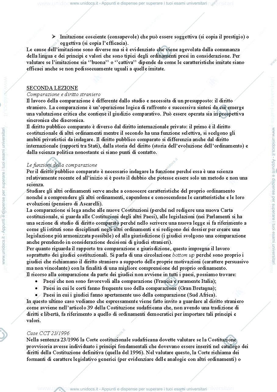 Anteprima pagina 5 — appunti diritto pubblico comparato