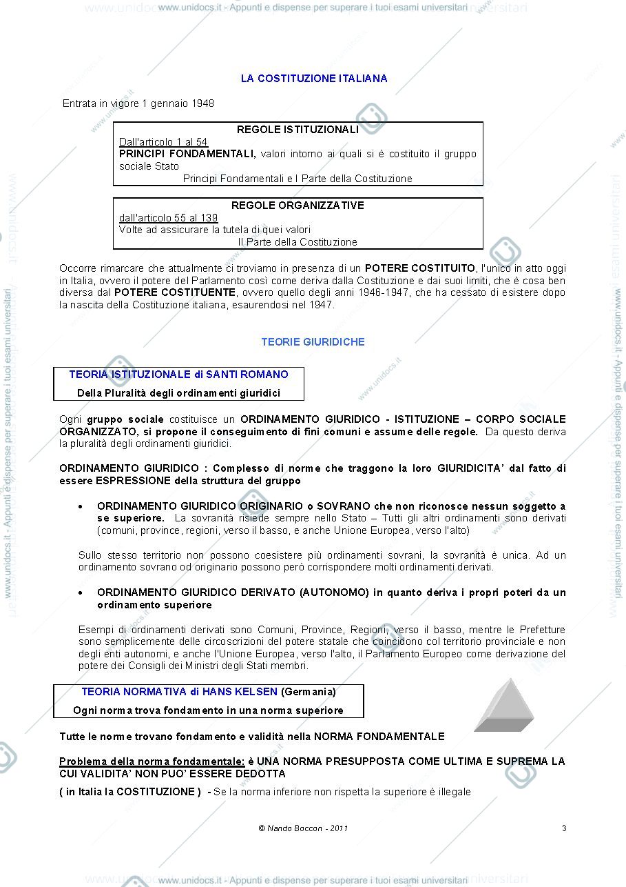 Anteprima pagina 3 — Appunti di Diritto Pubblico