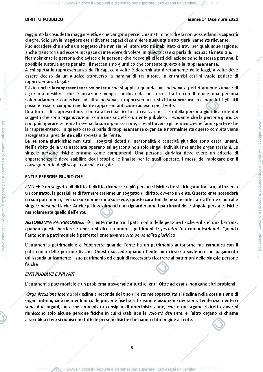 Anteprima pagina 3 — Diritto pubblico 