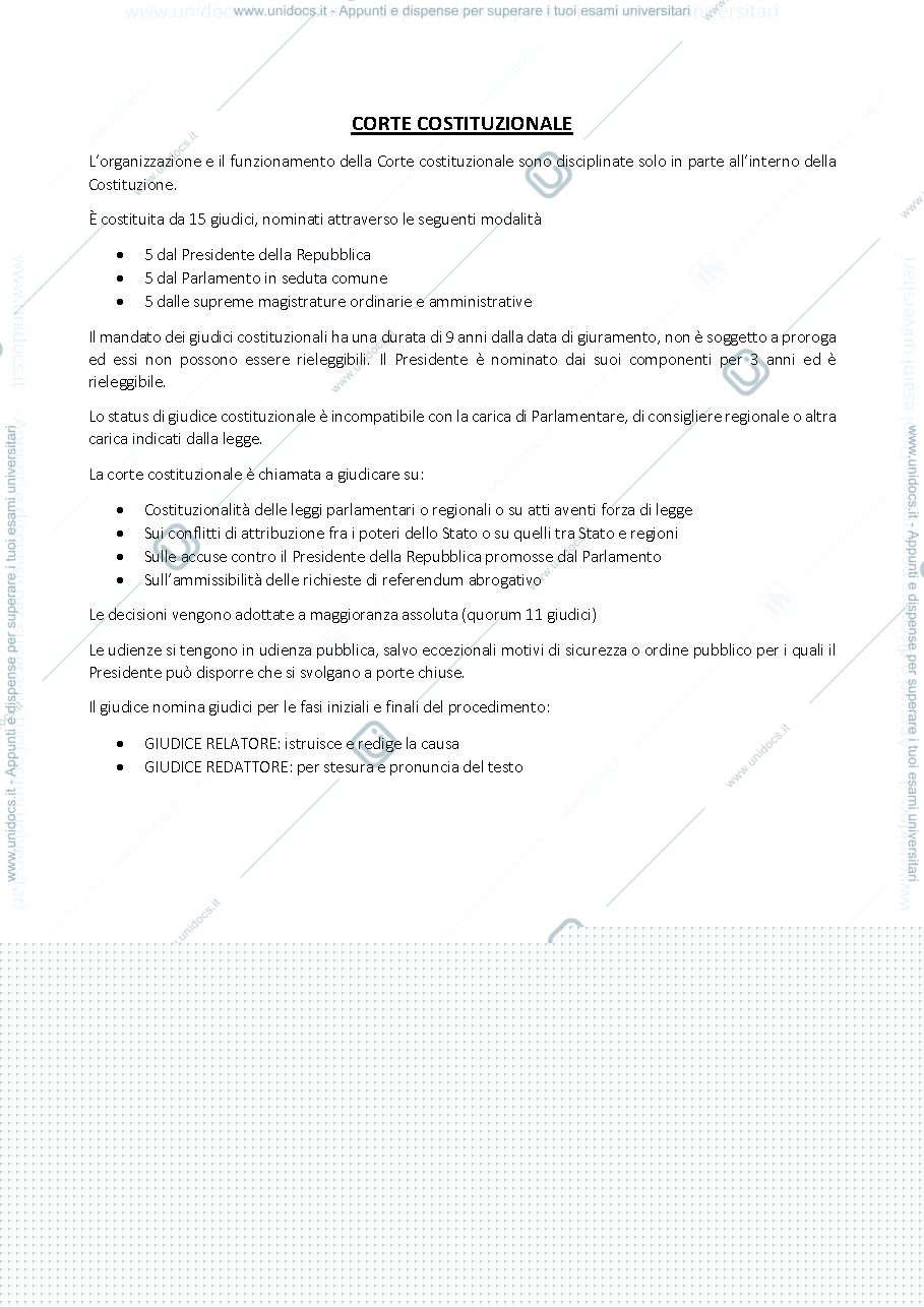 Anteprima pagina 1 — CORTE COSTITUZIONALE