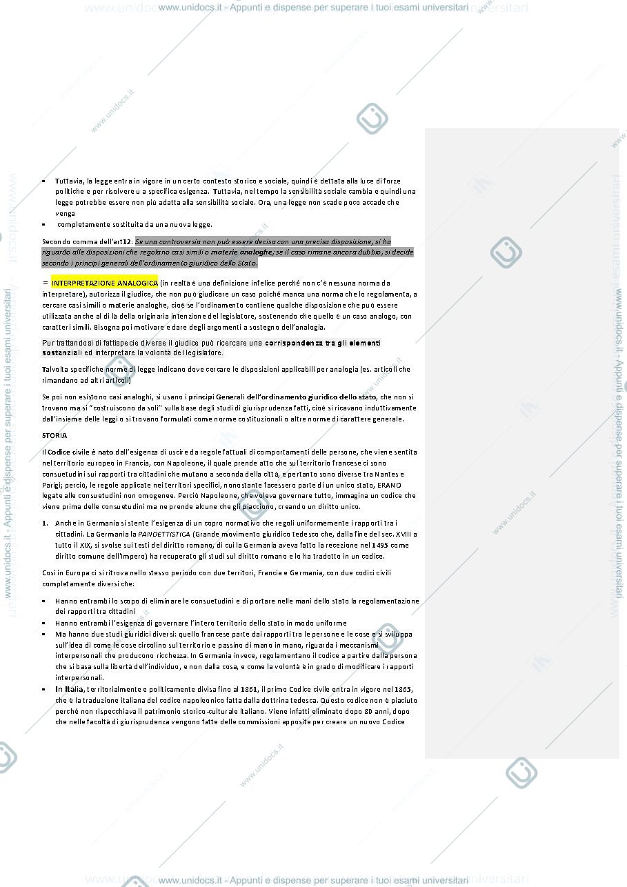 Anteprima pagina 4 — appunti di diritto privato