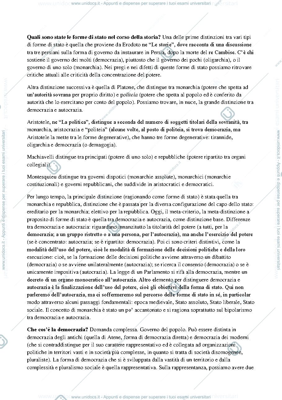 Anteprima pagina 3 — Appunti lezioni e registrazioni Diritto Pubblico in Europa