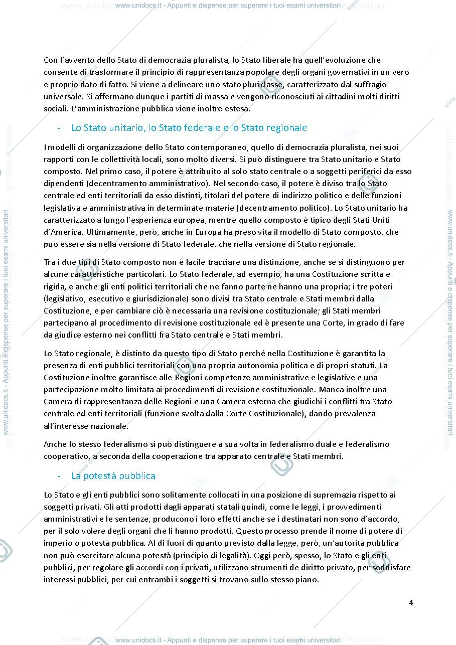 Anteprima pagina 4 — Lineamenti di diritto pubblico