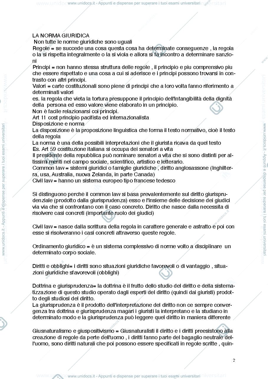 Anteprima pagina 2 — Appunti di diritto pubblico