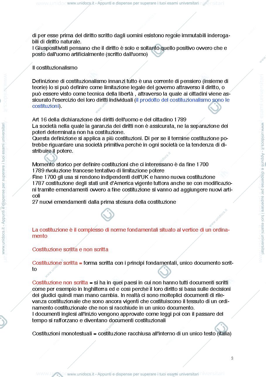 Anteprima pagina 3 — Appunti di diritto pubblico