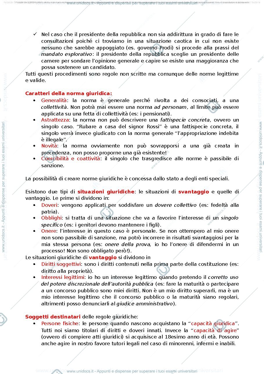 Anteprima pagina 2 — Appunti completi diritto pubblico