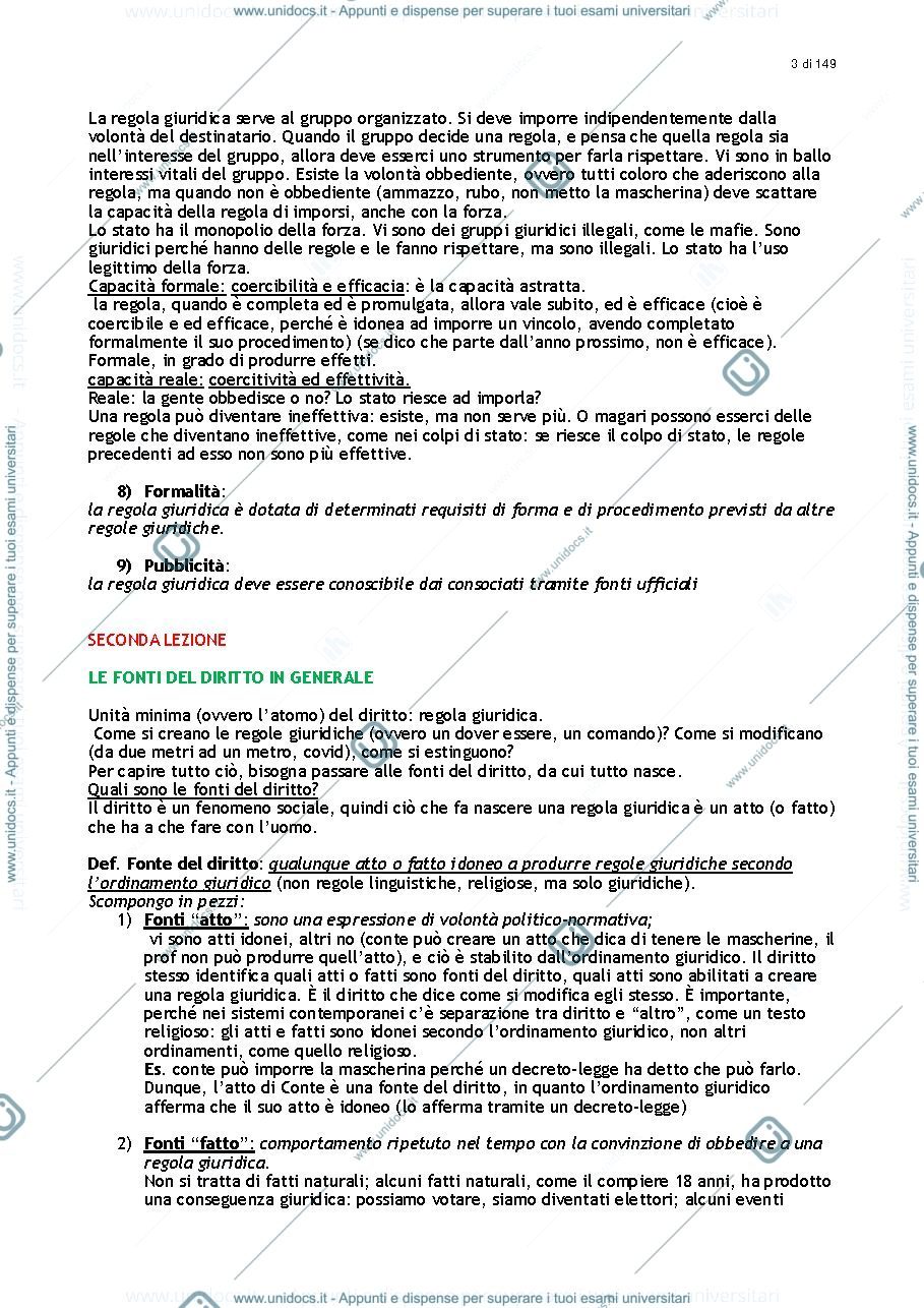 Anteprima pagina 3 — Diritto Pubblico prof Pizzetti