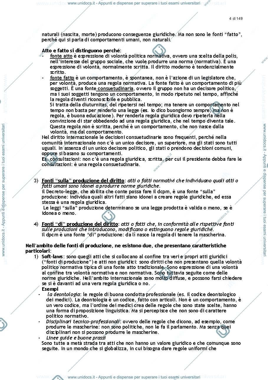 Anteprima pagina 4 — Diritto Pubblico prof Pizzetti