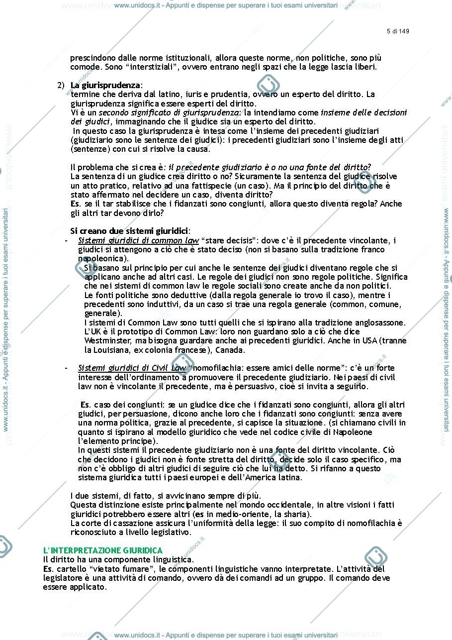 Anteprima pagina 5 — Diritto Pubblico prof Pizzetti