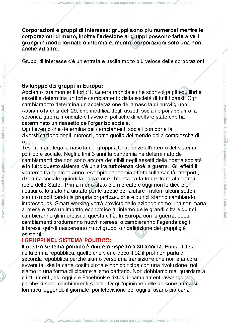 Anteprima pagina 1 — Appunti diritto presi a lezione 