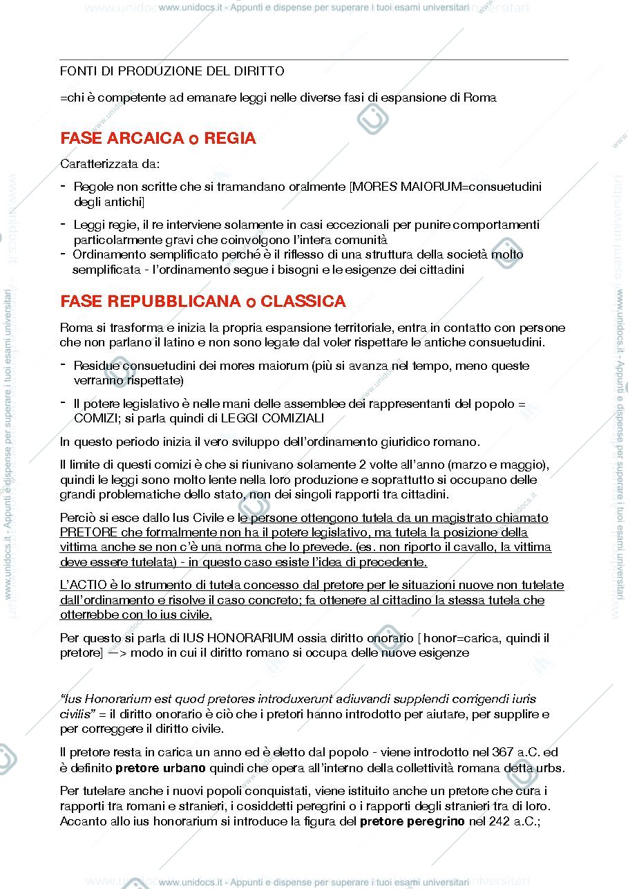 Anteprima pagina 2 — Appunti di diritto romano 