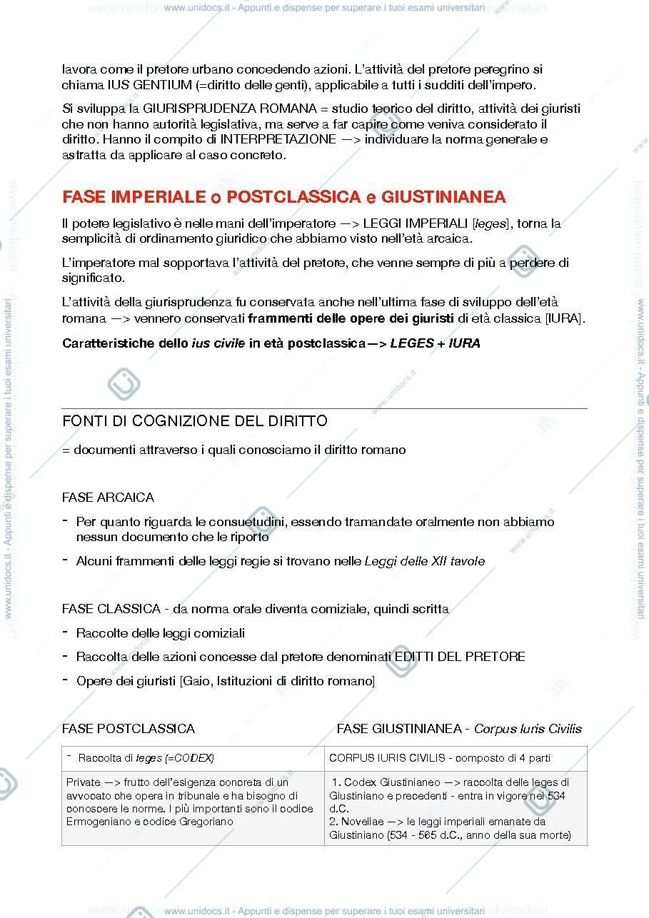 Anteprima pagina 3 — Appunti di diritto romano 