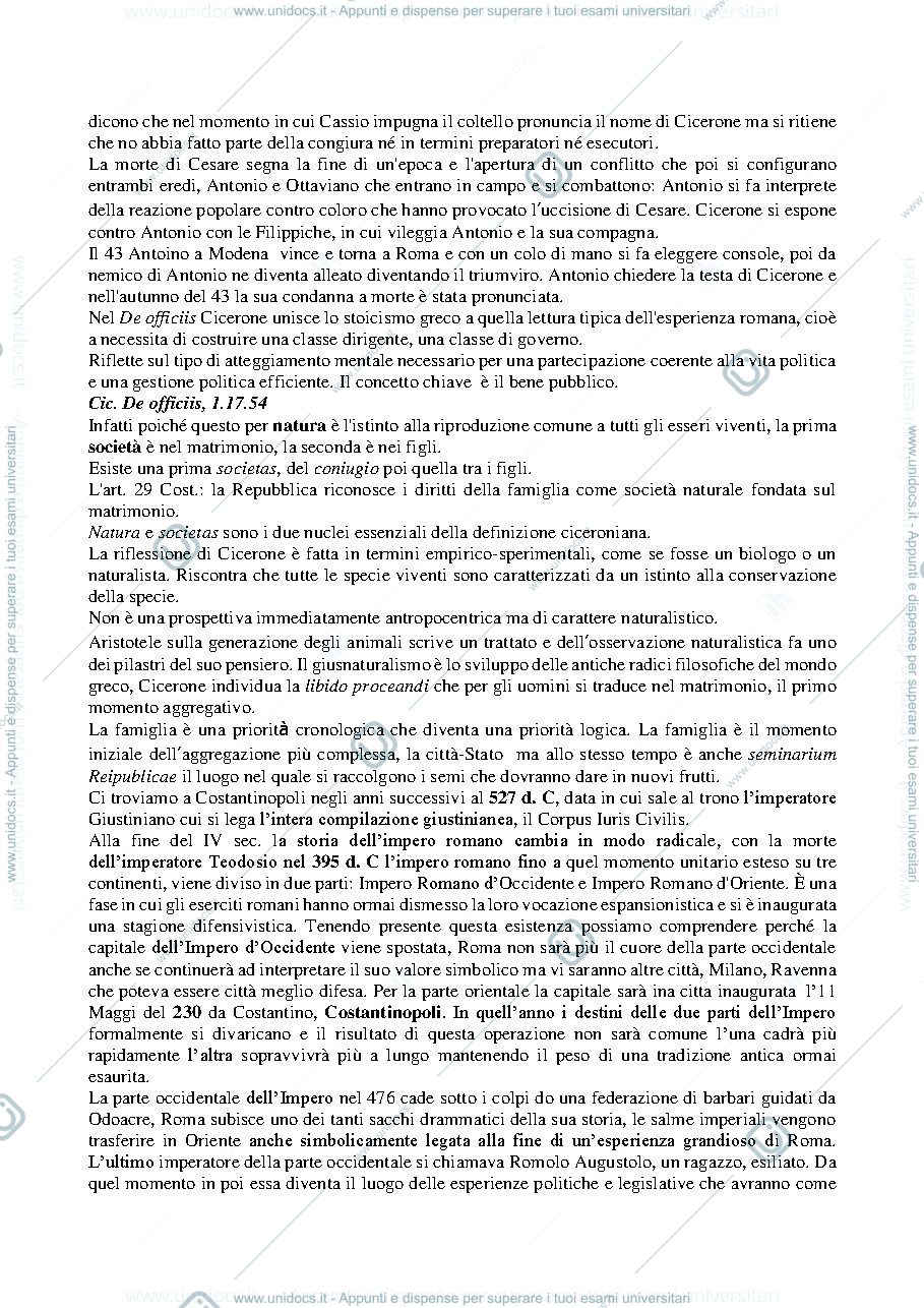 Anteprima pagina 3 — Diritto romano 