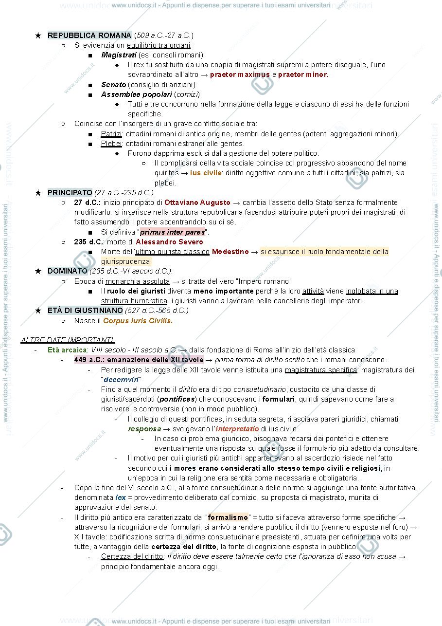 Anteprima pagina 4 — ISTITUZIONE DI DIRITTO ROMANO 