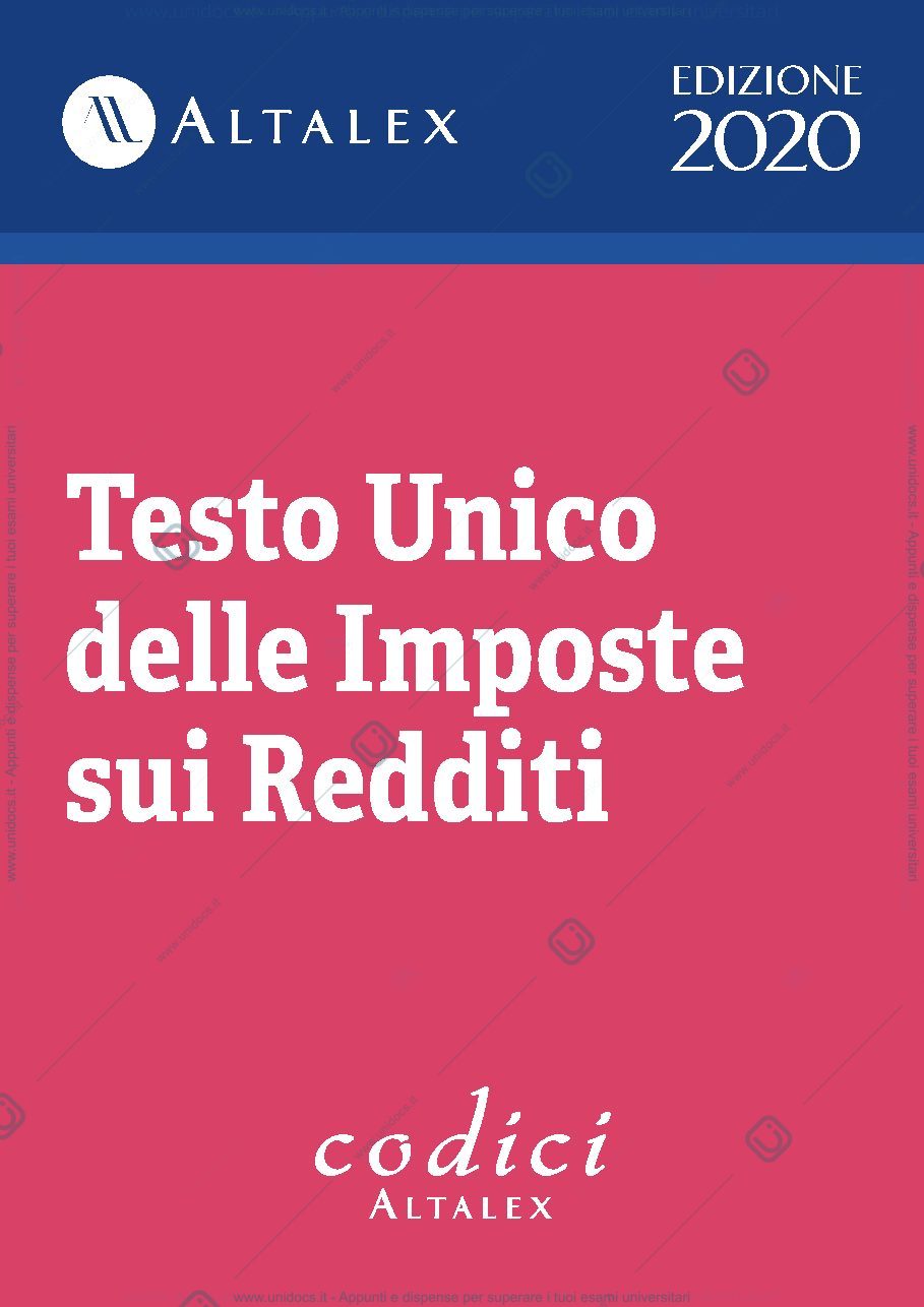 Anteprima pagina 1 — TUIR