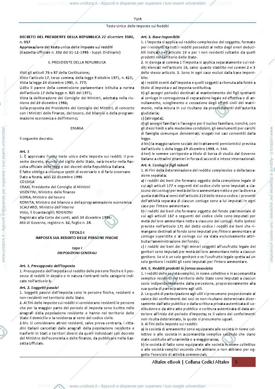 Anteprima pagina 4 — TUIR