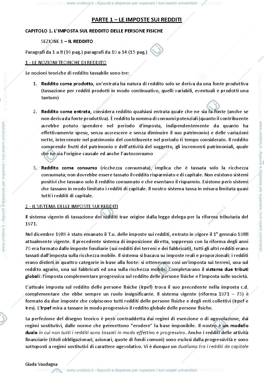 Anteprima pagina 3 — diritto tributario riassunto libro