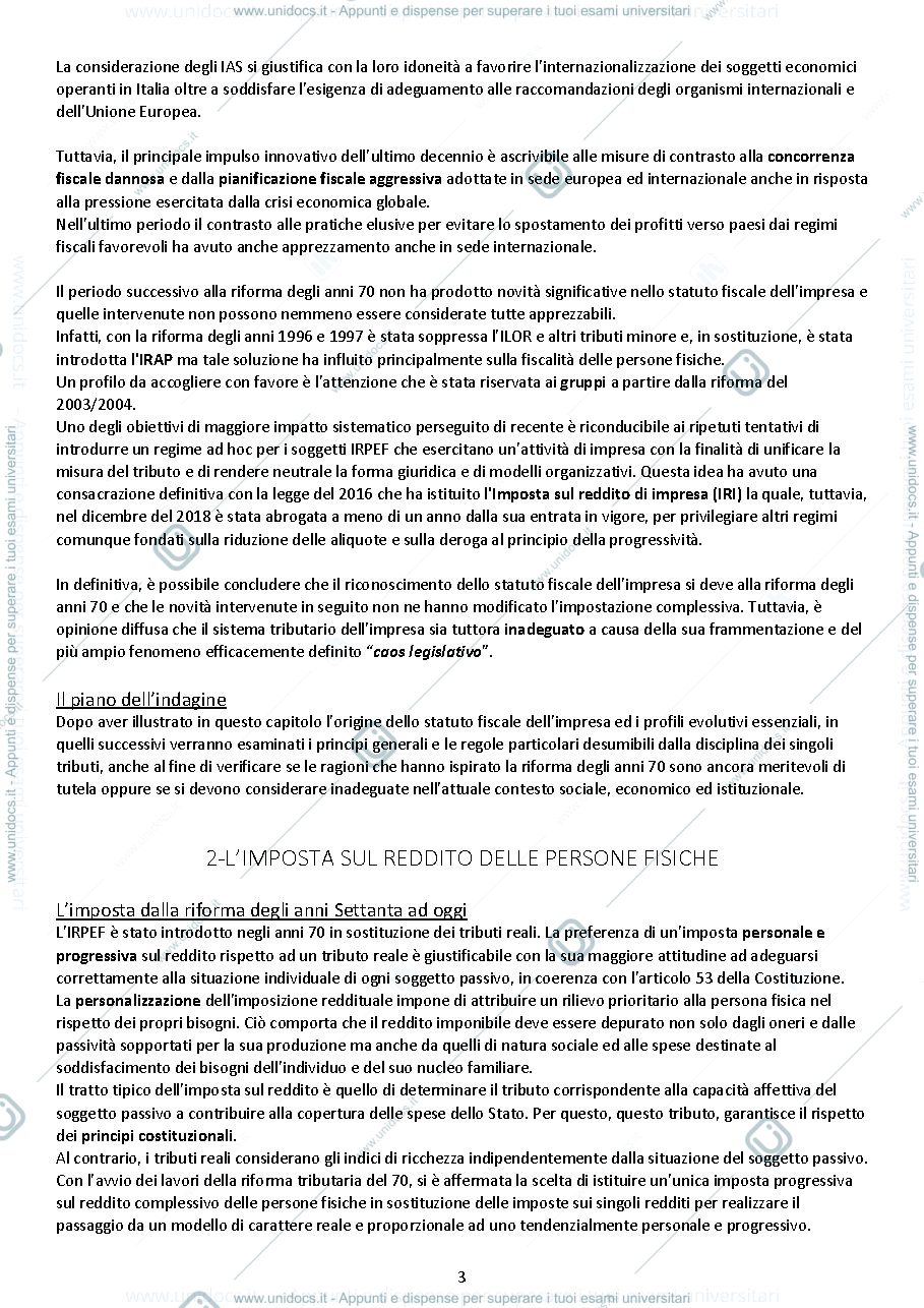 Anteprima pagina 3 — Il Diritto tributario dell'Impresa