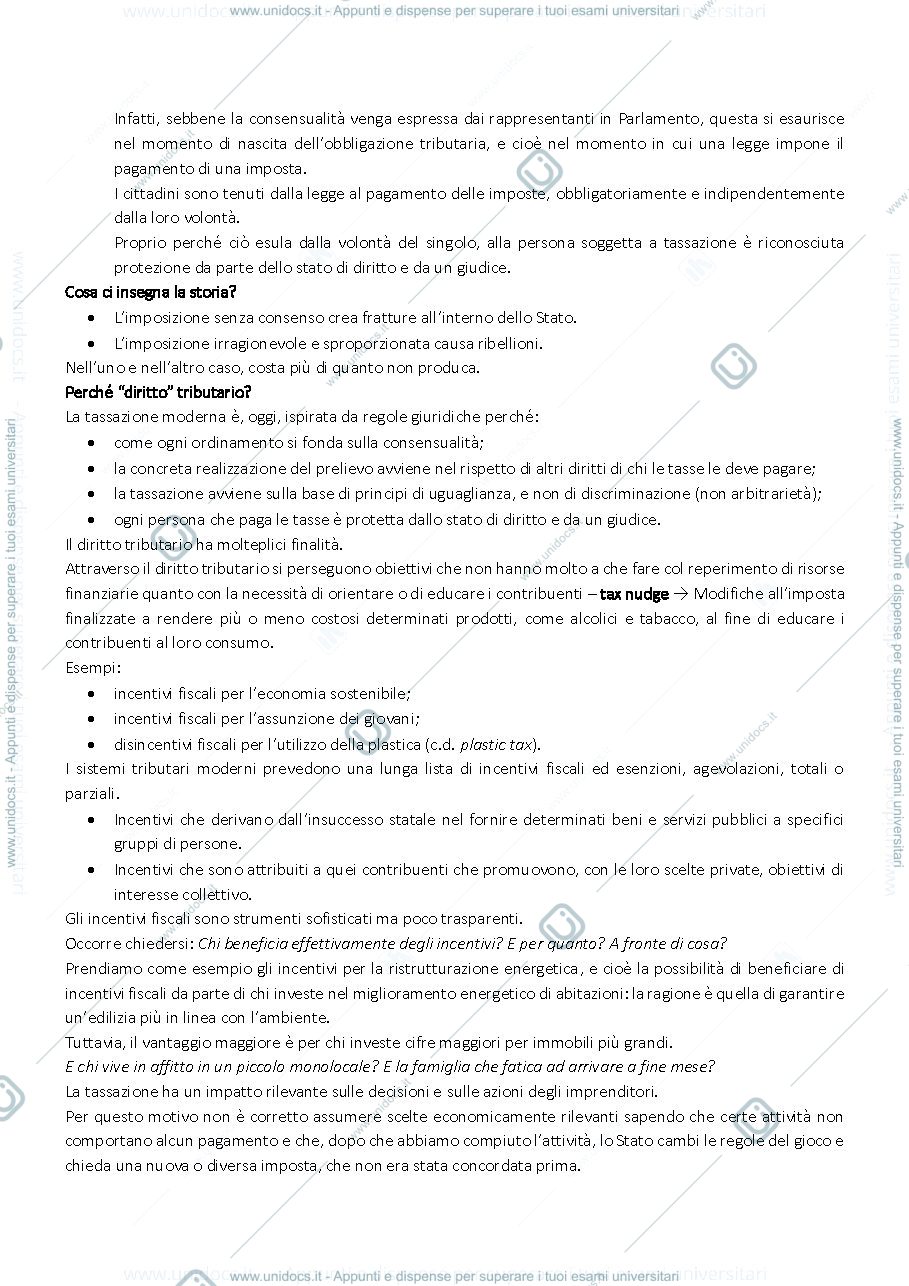 Anteprima pagina 3 — Appunti di diritto tributario