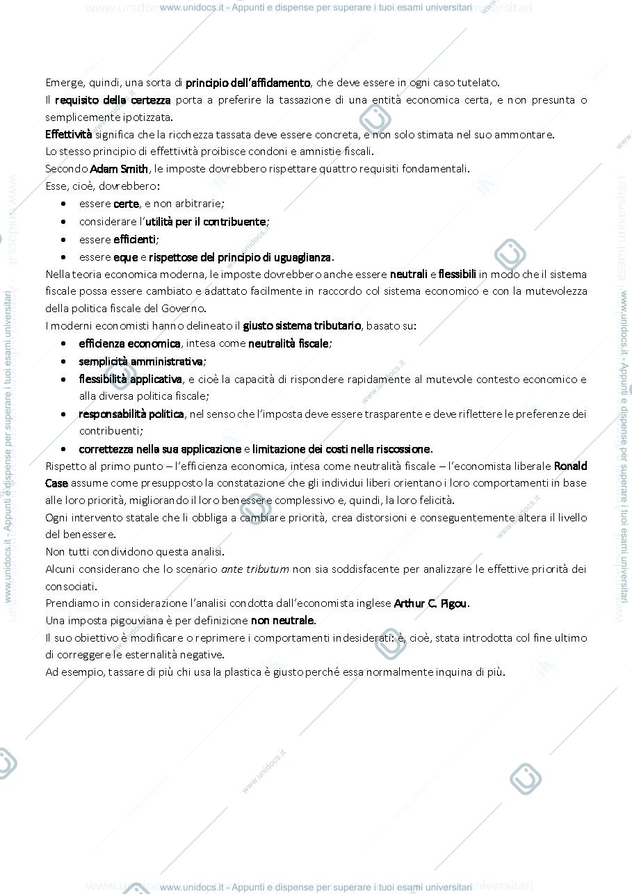 Anteprima pagina 4 — Appunti di diritto tributario