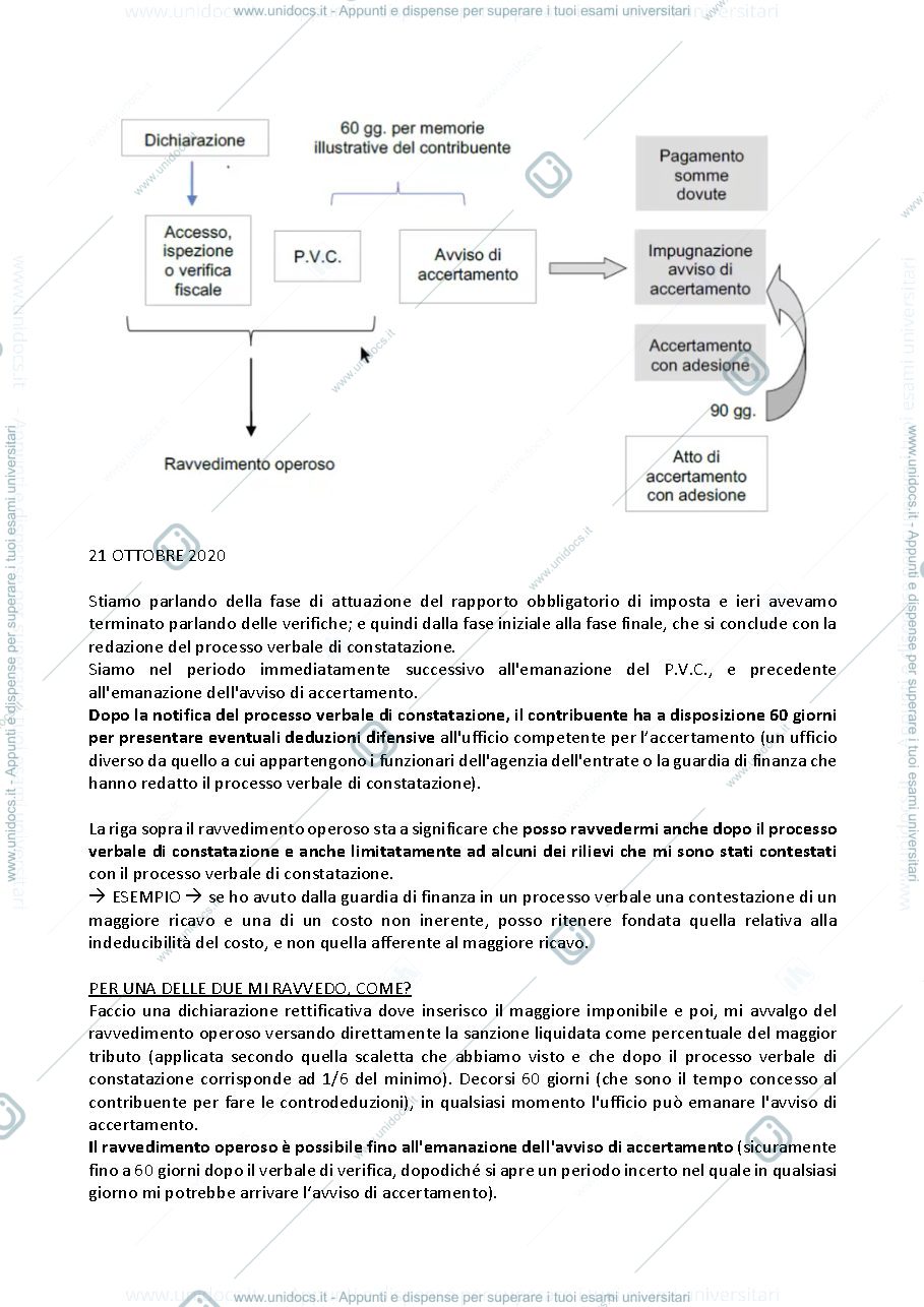 Anteprima pagina 1 — avviso di accertamento