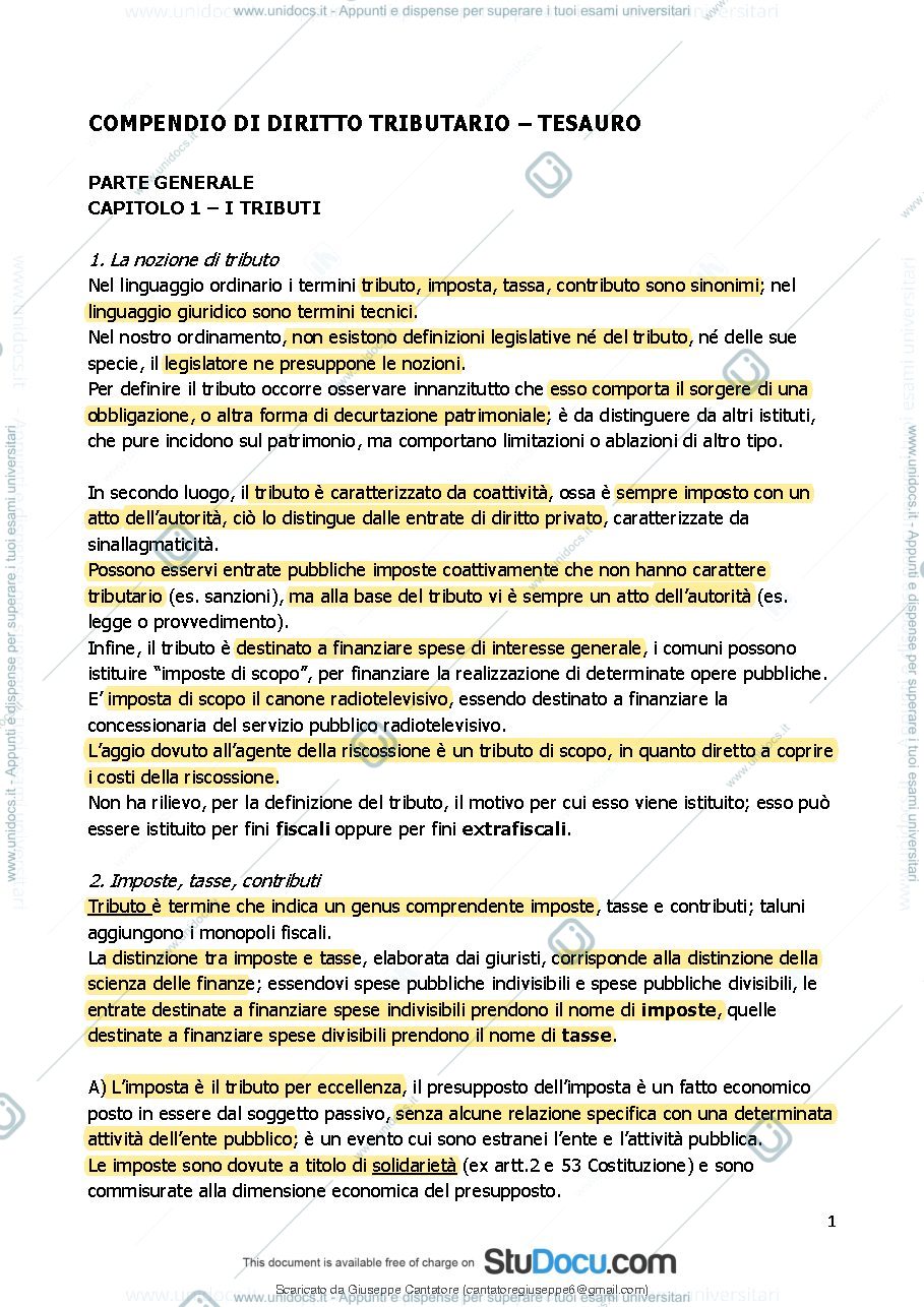 Anteprima pagina 2 — Compedio diritto tributario 