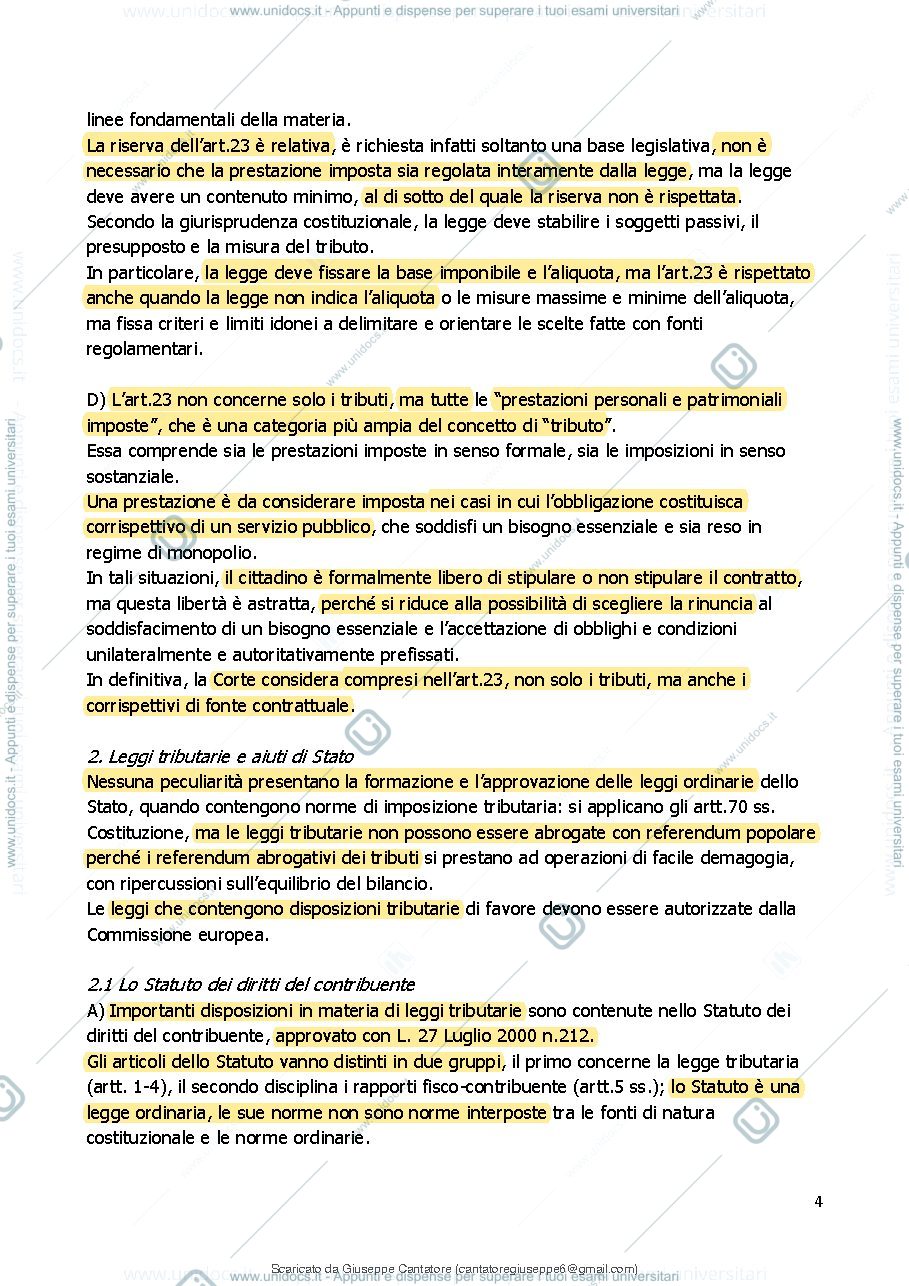 Anteprima pagina 5 — Compedio diritto tributario 